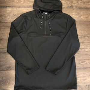 Rail light rain pullover